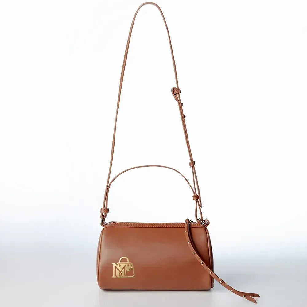 Leather Bag Beige Small