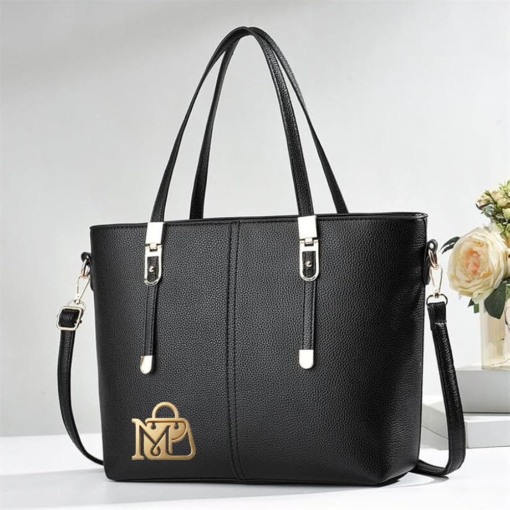 Leather Bag Large Black